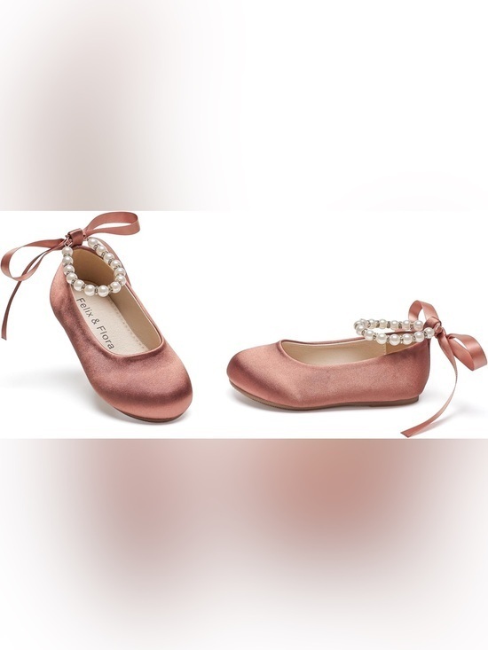 Felix & Flora Other - Felix & Flora Girls Toddler Little Ballet Shoes